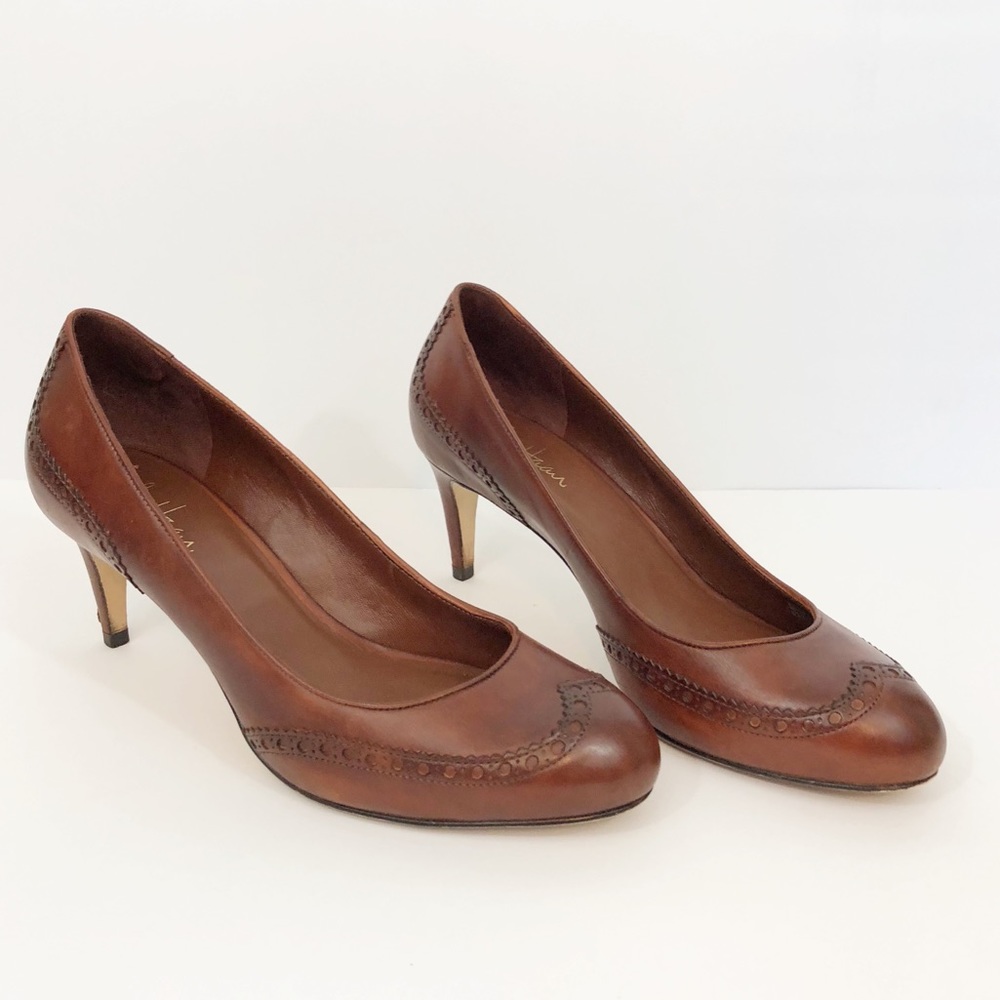 COLE HAAN Nike Oxford Style Leather Heels Size 9